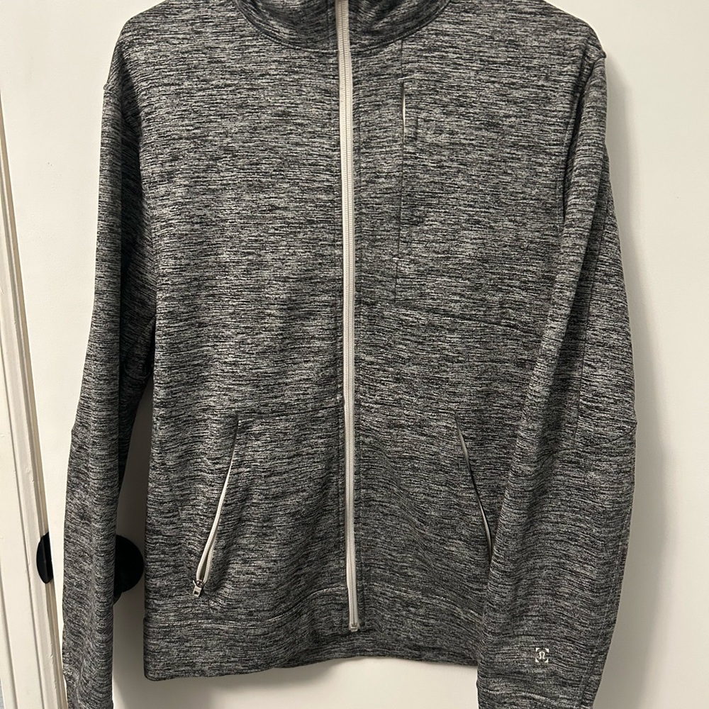 lululemon athletica Gray Full-Zip Sweatshirt